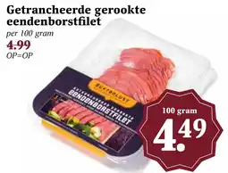 Coop Getrancheerde gerookte eendenborstfilet aanbieding