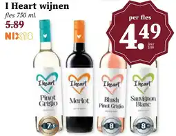 Coop I Heart wijnen aanbieding