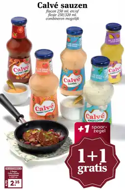 Coop Calvé sauzen aanbieding