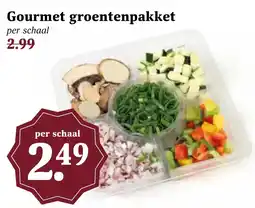 Coop Gourmet groentenpakket aanbieding