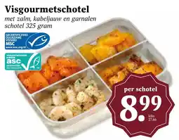 Coop Visgourmetschotel aanbieding