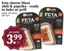 Coop Feta cheese Meze chili & paprika - ready to bake or grill aanbieding