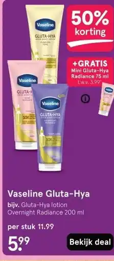 Etos Vaseline Gluta-Hya aanbieding