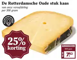 Coop De Rotterdamsche Oude stuk kaas aanbieding