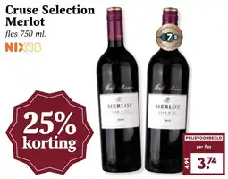 Coop Cruse Selection Merlot aanbieding