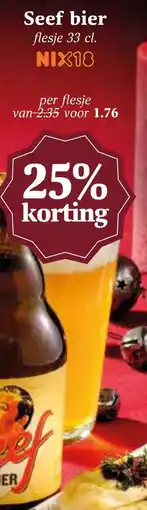 Coop Seef bier aanbieding