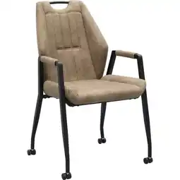 Budget Home Store Eetkamerstoel Allure Taupe aanbieding