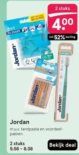 Etos Jordan aanbieding