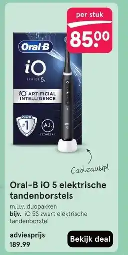 Etos Oral-B iO 5 elektrische tandenborstels aanbieding