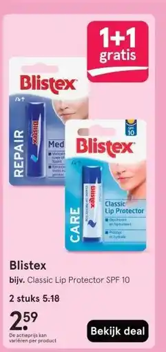 Etos Blistex aanbieding