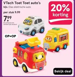 Etos VTech Toet Toet auto's aanbieding