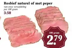 Boon`s Markt Rosbief naturel of met peper aanbieding