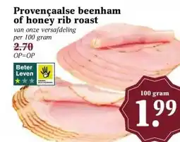 Boon`s Markt Provençaalse beenham of honey rib roast aanbieding