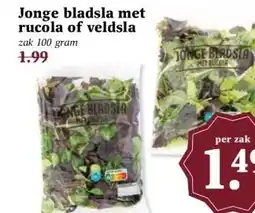 Boon`s Markt Jonge bladsla met rucola of veldsla aanbieding
