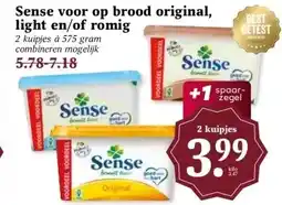 Boon`s Markt Sense voor op brood original, light en/of romig aanbieding
