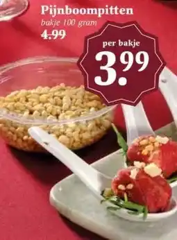 Boon`s Markt Pijnboompitten aanbieding