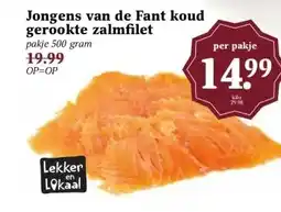 Boon`s Markt Jongens van de Fant koud gerookte zalmfilet aanbieding