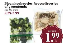 Boon`s Markt Bloemkoolroosjes, broccoliroosjes of groentemix aanbieding