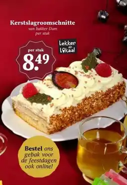 Boon`s Markt Kerstslagroomschnitte aanbieding