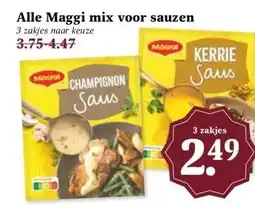 Boon`s Markt Alle Maggi mix voor sauzen aanbieding