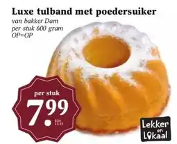 Boon`s Markt Luxe tulband met poedersuiker aanbieding