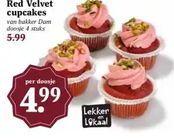 Boon`s Markt Red Velvet cupcakes aanbieding