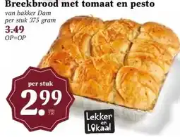 Boon`s Markt Breekbrood met tomaat en pesto aanbieding
