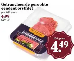 Boon`s Markt Getrancheerde gerookte eendenborstfilet aanbieding