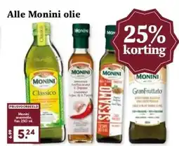Boon`s Markt Alle Monini olie aanbieding