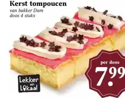 Boon`s Markt Kerst tompoucen aanbieding