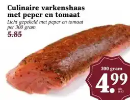 Boon`s Markt Culinaire varkenshaas met peper en tomaat aanbieding