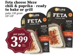 Boon`s Markt Feta cheese Meze chili & paprika - ready to bake or grill aanbieding