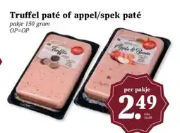 Boon`s Markt Truffel paté of appel/spek paté aanbieding