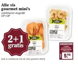 Boon`s Markt Alle vis gourmet mini's aanbieding