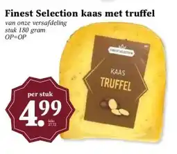 Boon`s Markt Finest Selection kaas met truffel aanbieding