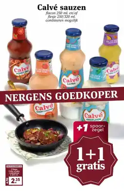 Boon`s Markt Calvé sauzen aanbieding