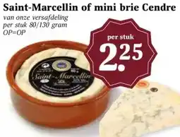Boon`s Markt Saint-Marcellin of mini brie Cendre aanbieding