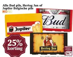 Boon`s Markt Alle Bud pils, Hertog Jan of Jupiler Belgische pils aanbieding