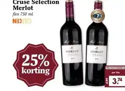 Boon`s Markt Cruse Selection Merlot aanbieding