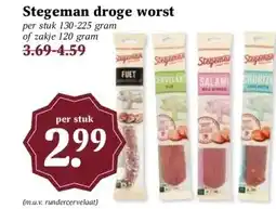Boon`s Markt Stegeman droge worst aanbieding
