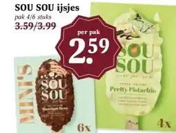 Boon`s Markt SOU SOU ijsjes p aanbieding