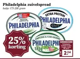 Boon`s Markt Philadelphia zuivelspread aanbieding