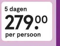 Etos Stedentrip Parijs met de trein aanbieding