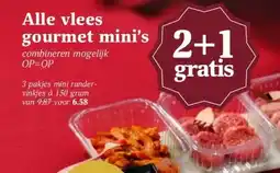 Boon`s Markt Alle vlees gourmet mini's aanbieding