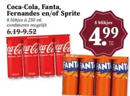 Boon`s Markt Coca-Cola, Fanta, Fernandes en/of Sprite aanbieding