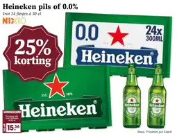Boon`s Markt Heineken pils of 0.0% aanbieding