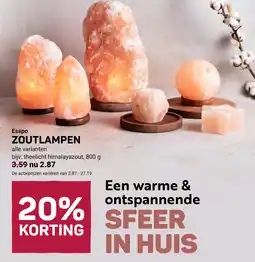 Ekoplaza Esspo Zoutlampen aanbieding