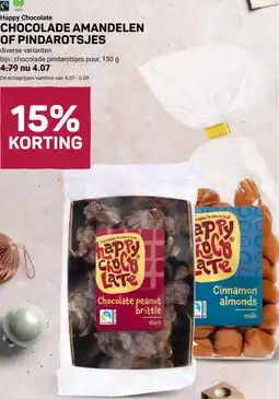 Ekoplaza Chocolade Amandelen of Pindarotsjes aanbieding