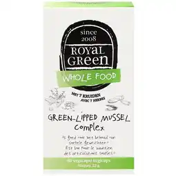Holland & Barrett Royal Green Groenlipmossel Complex - 60 capsules aanbieding