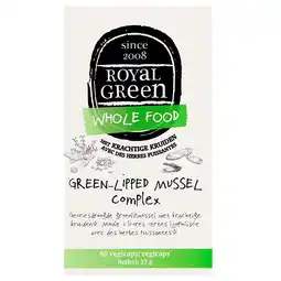 Holland & Barrett Royal Green Groenlipmossel Complex - 60 capsules aanbieding